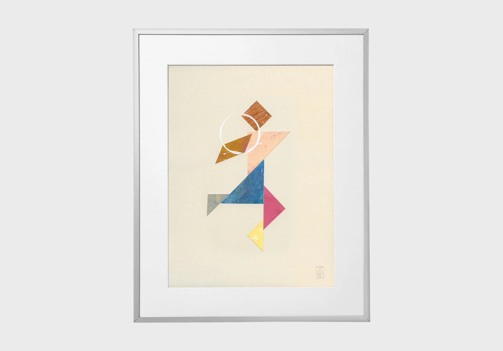 <i>W Tangram N.04 print</i> by Amelia Corvino